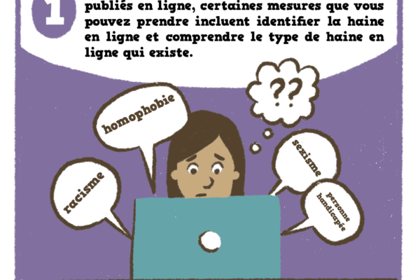 Comic 1 - What To Do When Witnessing Online Hate - French-02