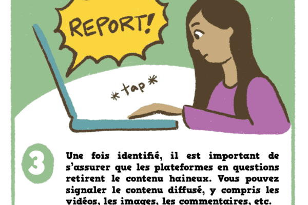 Comic 1 - What To Do When Witnessing Online Hate - French-04