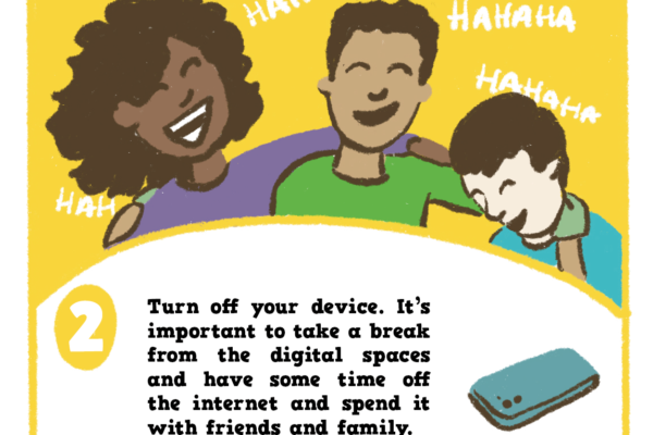Copy of Comic 2 - Panel 3 - Taking Care of Your Mental Health in a Digital Era